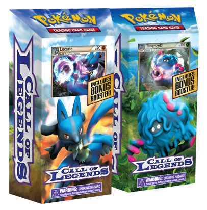 2 Theme Deck/Booster Pack Pokemon Cards Call of Legends. Please wait