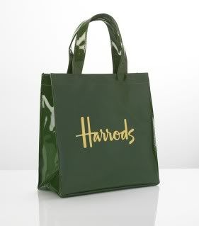 Harrods Green Bag