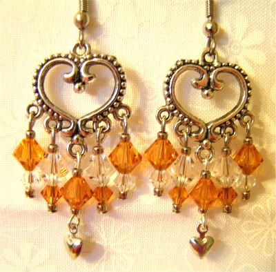 Topaz Chandelier Earrings by Ang's Divine Design