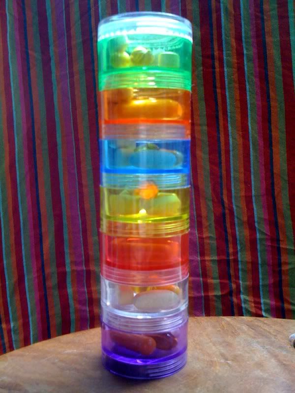 My vitamin tower vitamin storage tower