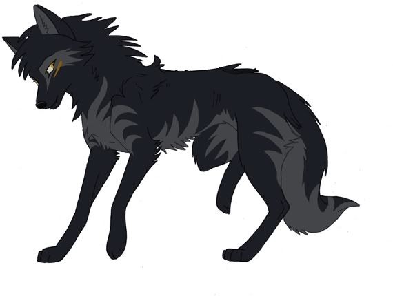 anime wolf puppy. Merth in wolf form-