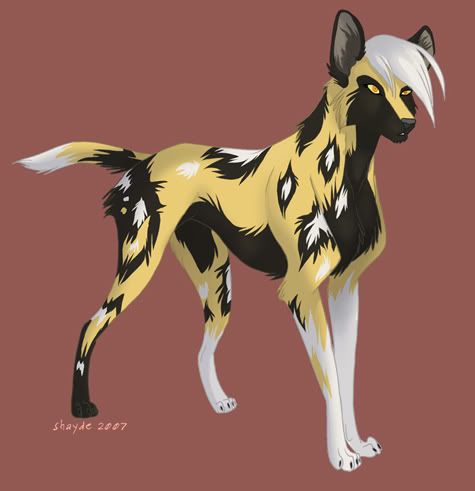 Commission___Laela_by_shayde.jpg African Wild Dog anime image by WolfCryChan