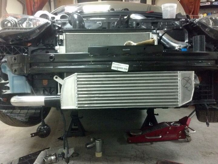 What about a larger intercooler?