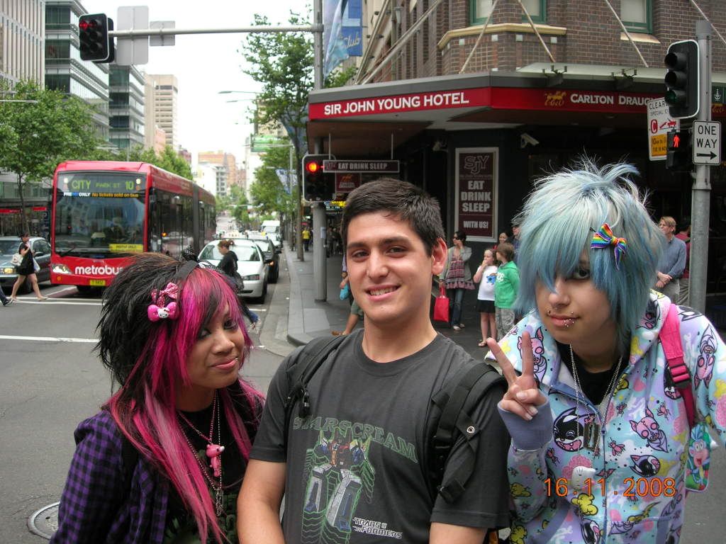 Punks hair style - Tree sexy womens
