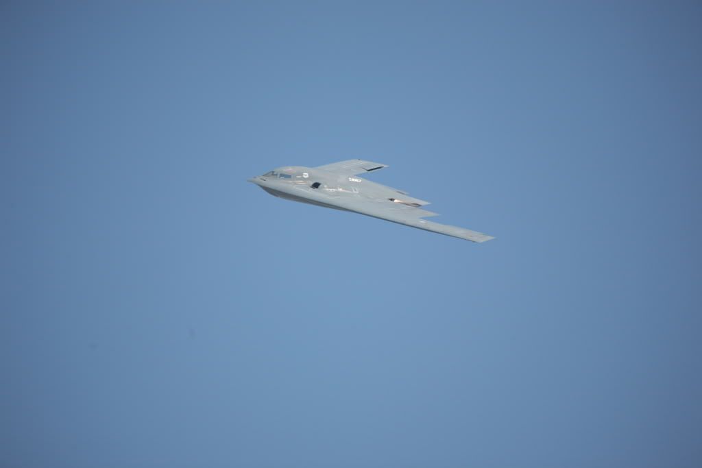 B-2 stealth bomber in flight
