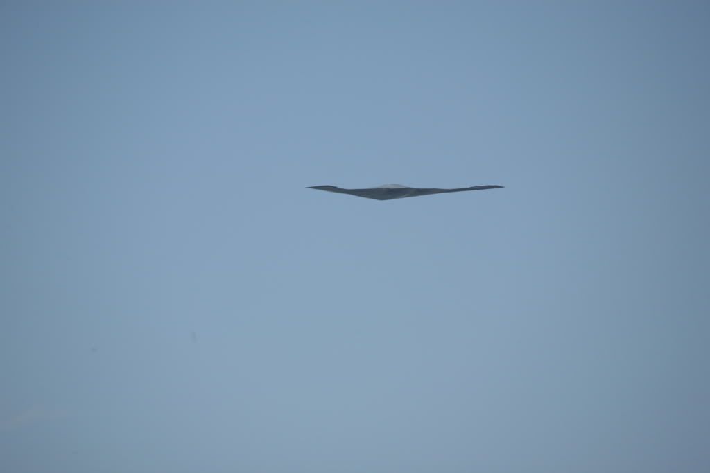 B-2 stealth bomber in flight