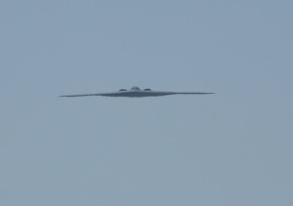 B-2 stealth bomber in flight