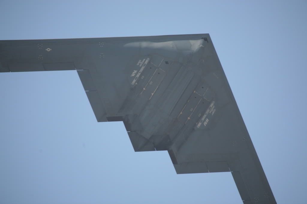 B-2 stealth bomber in flight