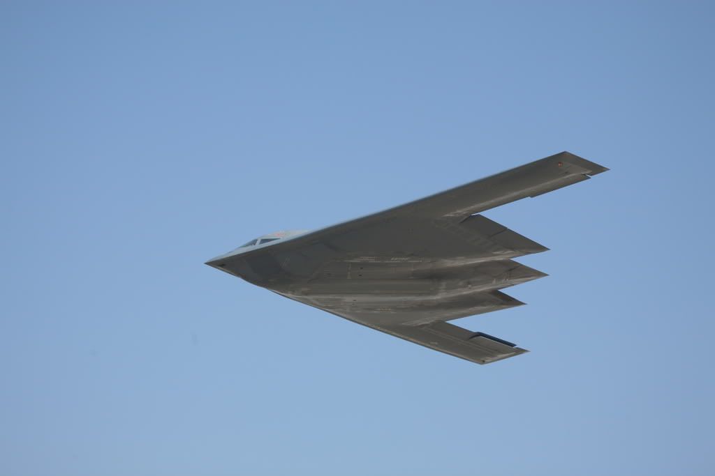 B-2 stealth bomber in flight