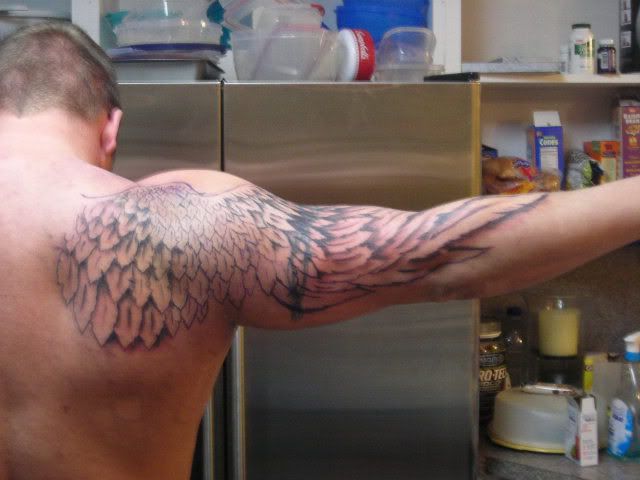 Wing Tattoos On Arm