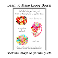 Learn to Make Funky Loopy Hair Bows