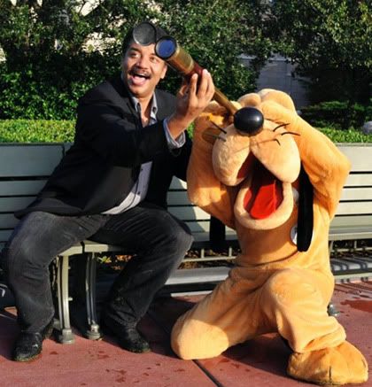 Neil deGrasse Tyson with Pluto (Disney)