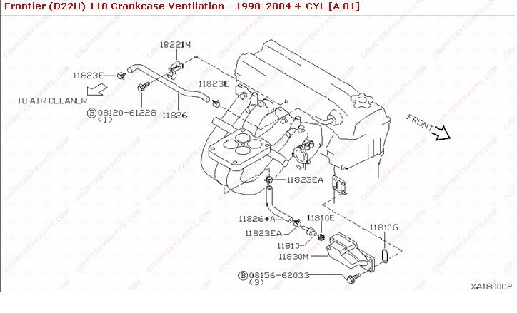 1998 Nissan frontier engine diagram