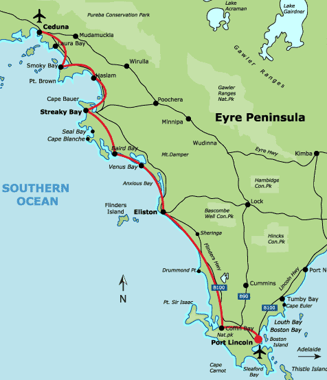 EYRE PENINSULA TOURING MAP gif by cyberscamp | Photobucket