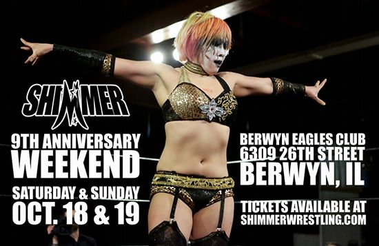SHIMMER - WOMEN ATHLETES Will Be In All Out Actions In Berwyn on October 18/19