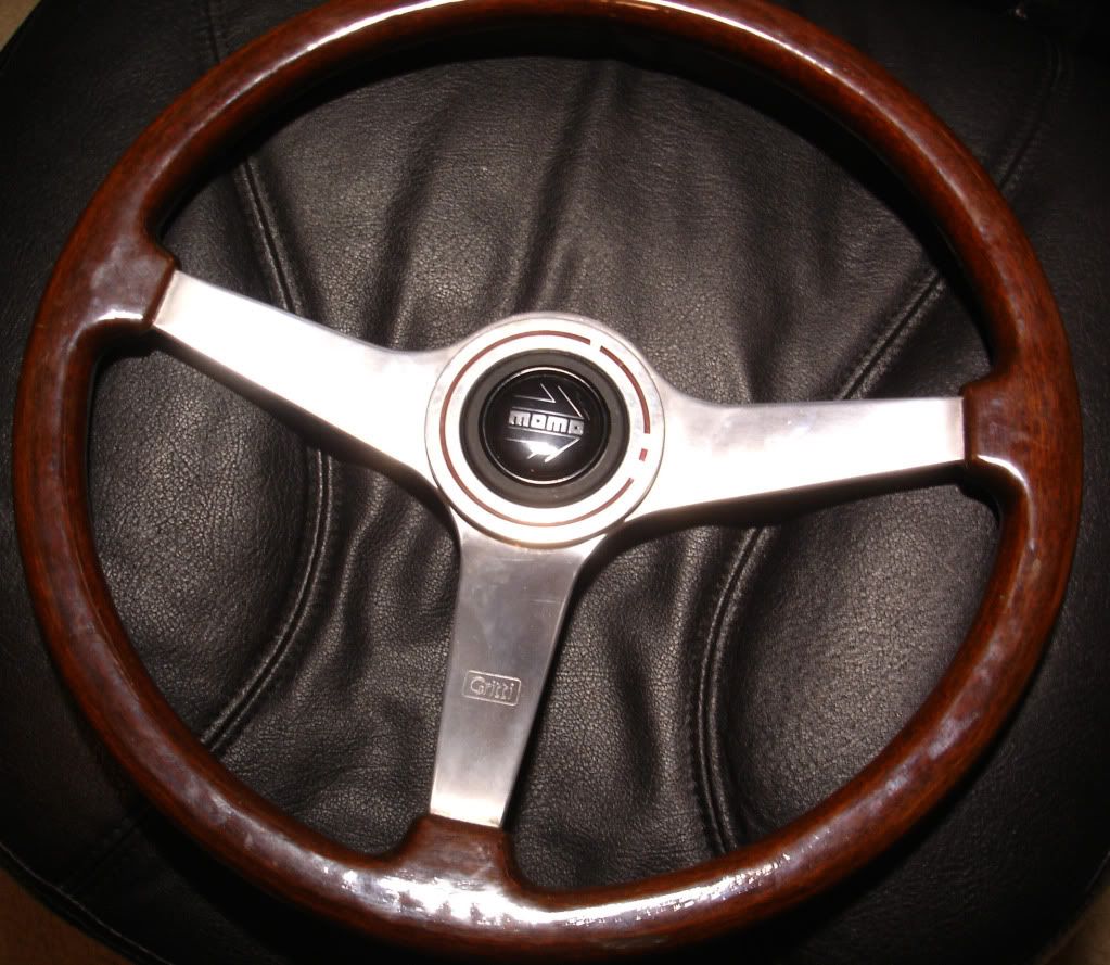 Momo honda wood grain steering wheel #4