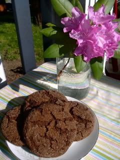 vegan chewy ginger molasses cookies Pictures, Images and Photos