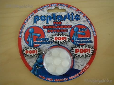 Bubblewrap keychain