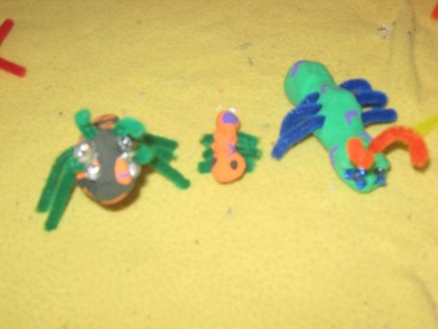 insect,pipe cleaner,model magic