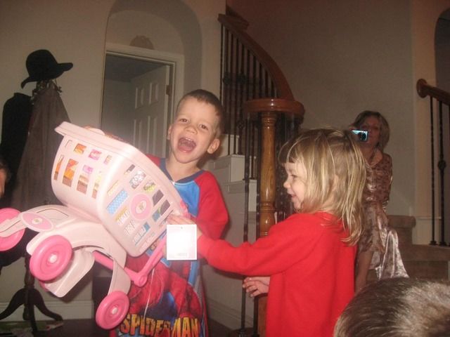 Christmas,opening presents