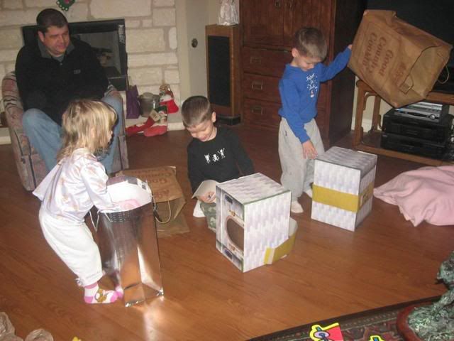 Christmas,opening presents