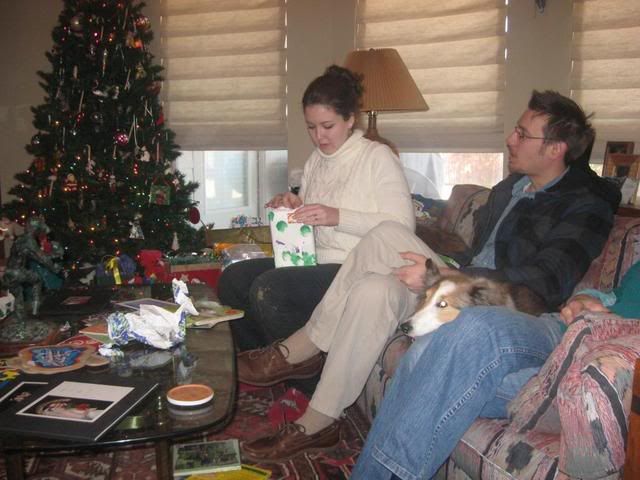 Christmas,opening presents