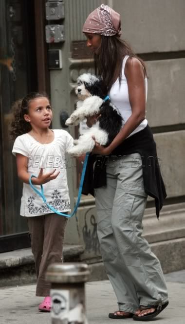 stacey dash son. Stacey Dash with daughter, son