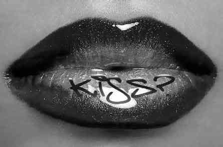 black and white kiss. KissBlackAndWhite.jpg