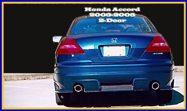 2003-2004 Honda accord ground effects #3