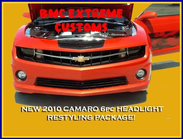 Camaro 6pc Headlight Trim