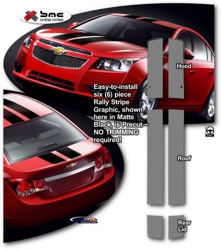 2011 Chevrolet Cruze Rally Stripes Graphics Kit photo BMC-CHVCRZGRPH003.jpg