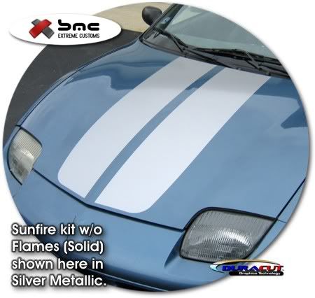 Sunfire Rally Stripe Graphics Kit