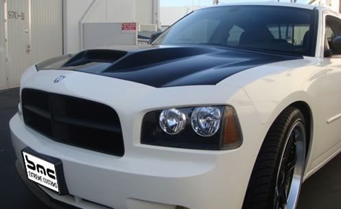 Trufiber Dodge Charger SRT8 Style Ram Air Hood 2005-2010