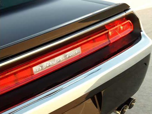 Dodge Challenger Rear Bumper Retro Bumper Trim