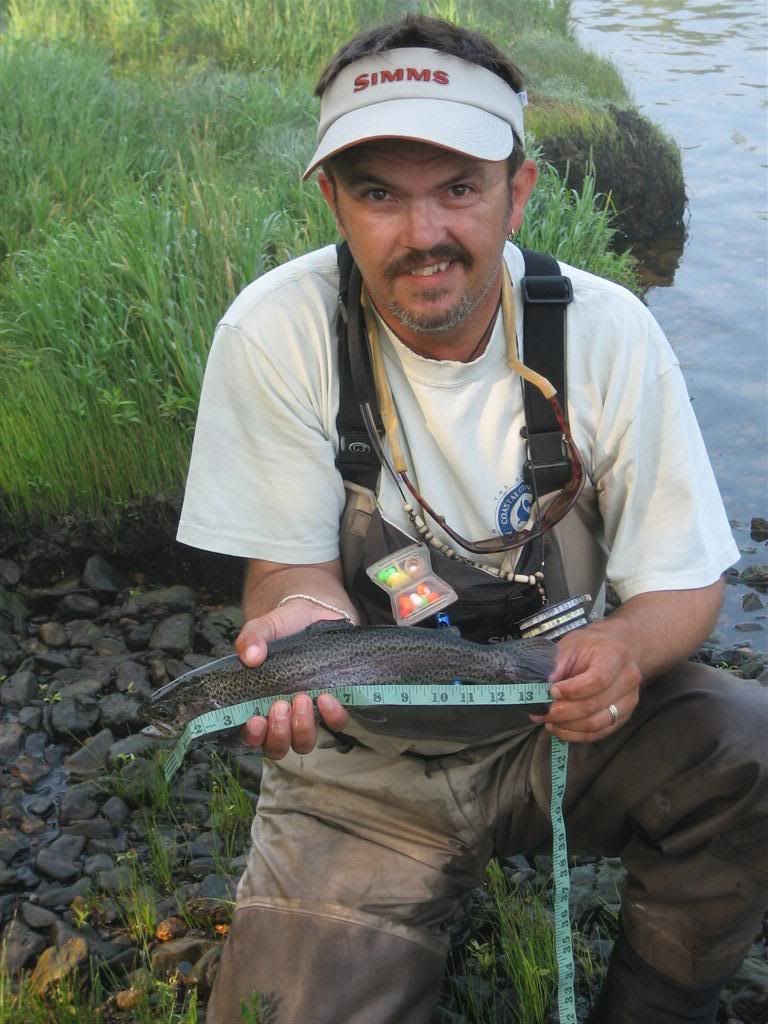 12 rainbow on 12x tippet