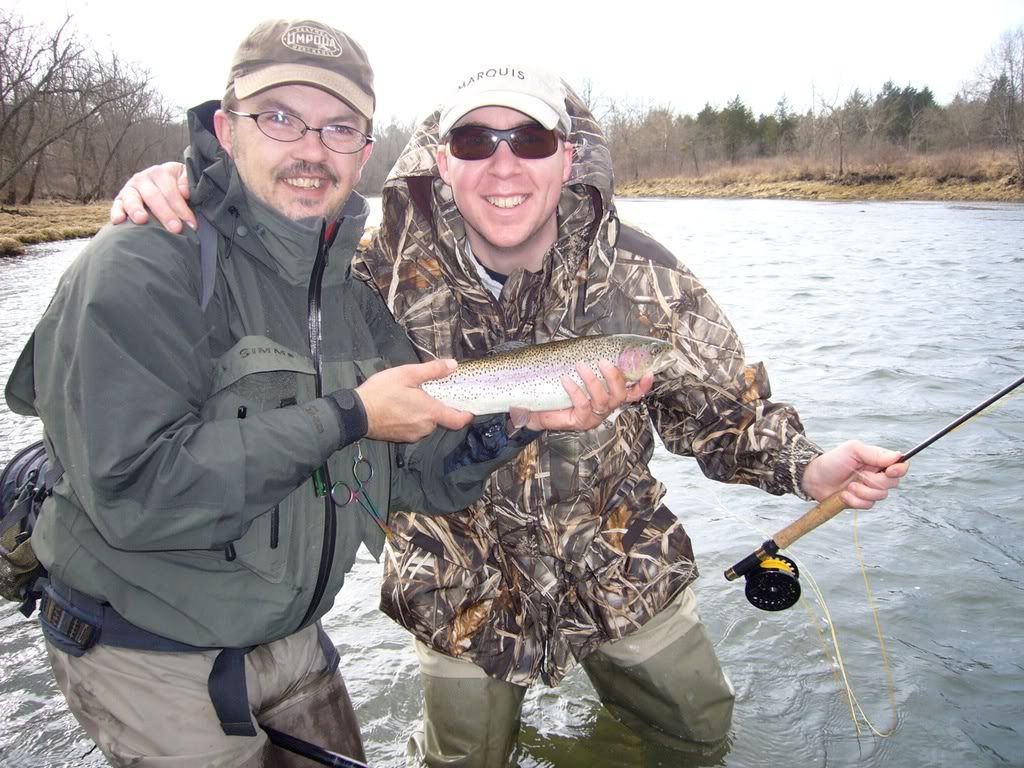 Winter bow on Norfork