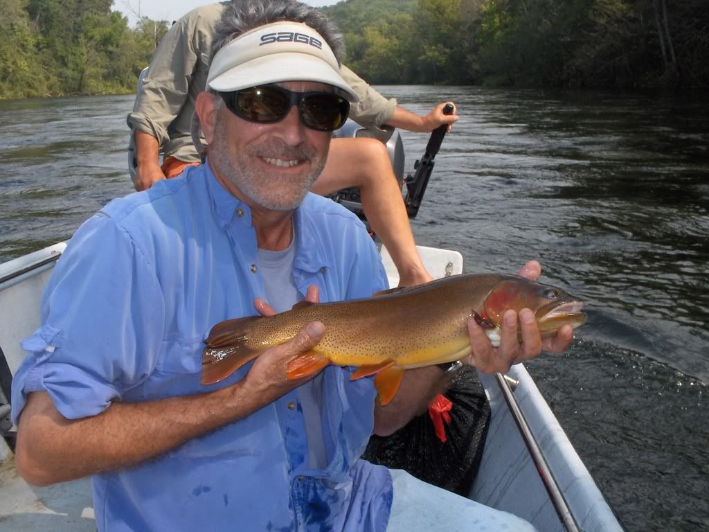 Cary Marcus streamers on Norfork with John Wilson