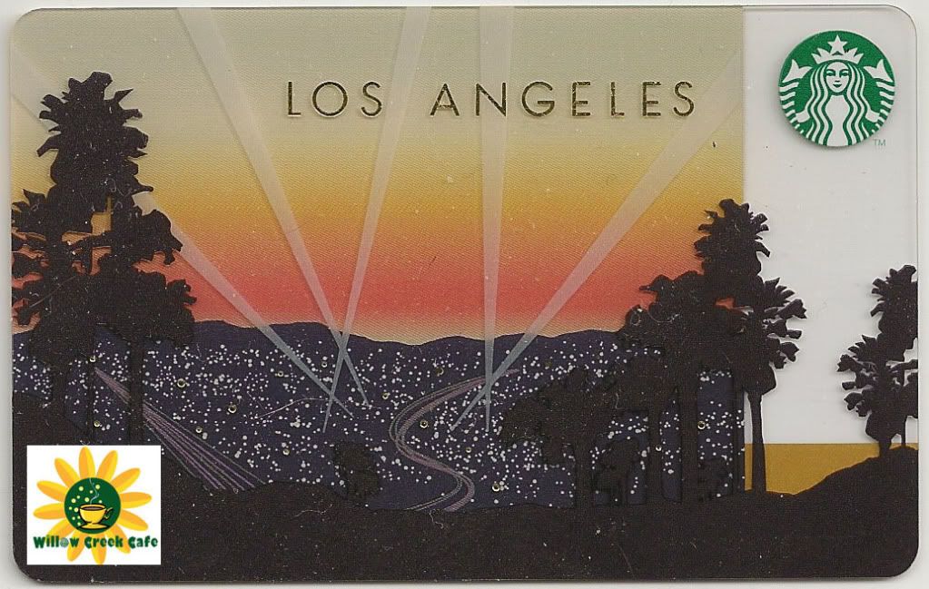 Starbucks Gift Card Los Angeles Sunset Collector Perfect Condition eBay