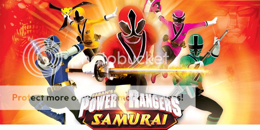 Samurai Red Spin Sword Power Rangers Toy Model Replica Role Play Kids Bandai