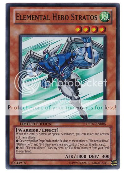  Elemental Hero Stratos Yugioh Card Super CT07 EN006