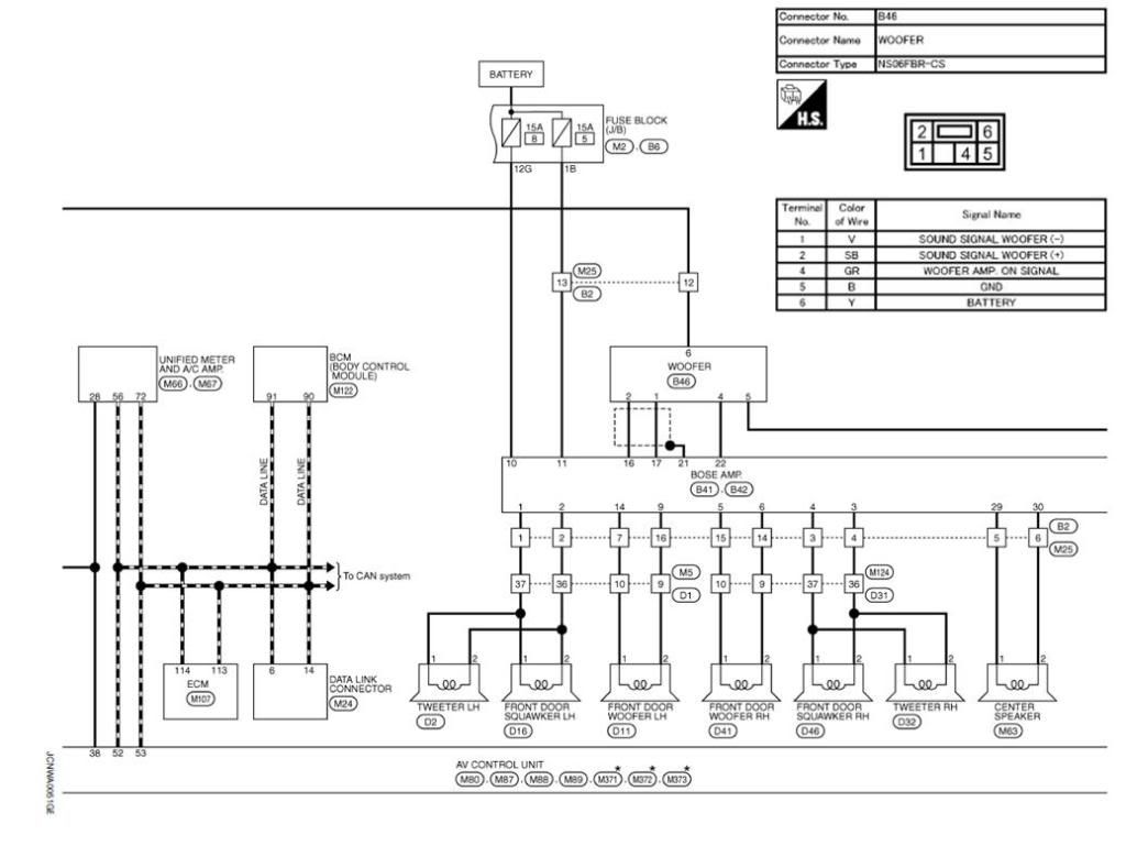 G37 Subwoofer install and OEM intergration - Nissan Forum ... passenger seat sensor wiring diagram for 2007 infiniti g35 