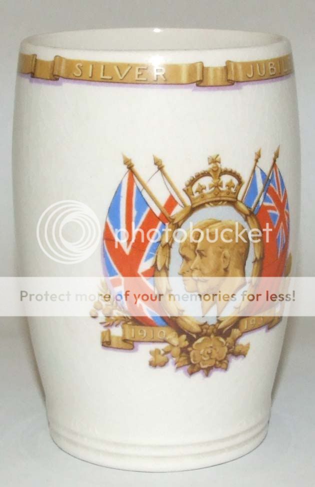 George V & Queen Mary Silver Jubilee Beaker  