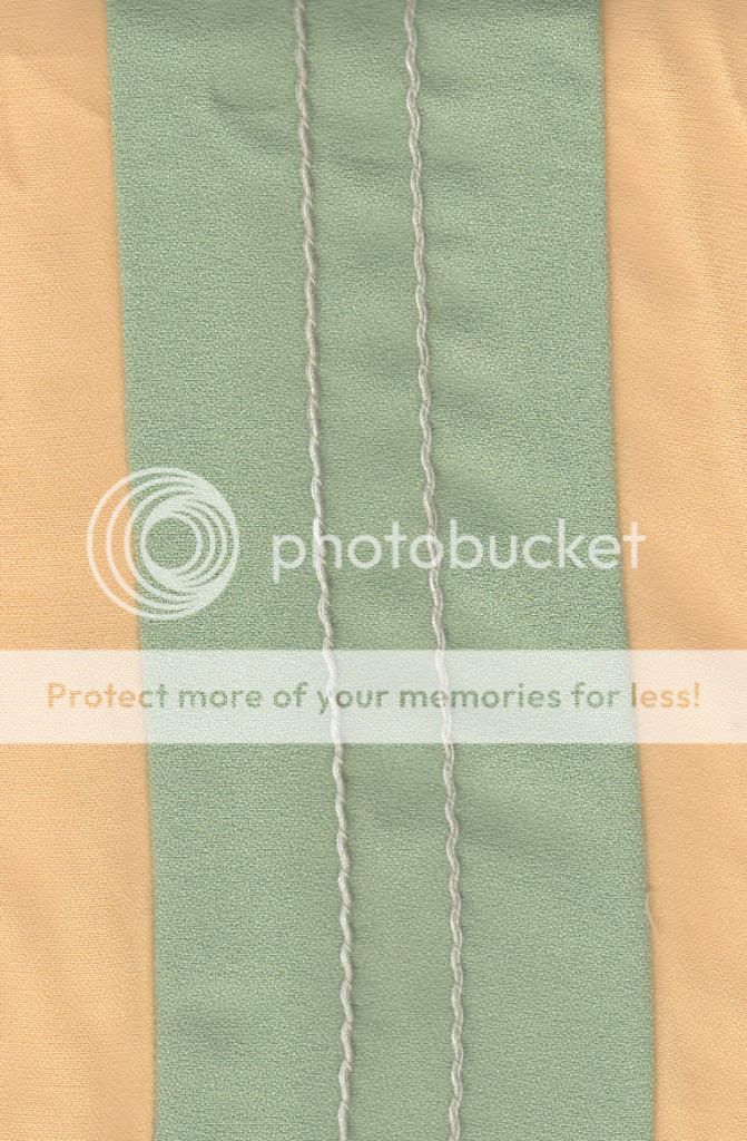 New DaVINCI 50s 60s TRI TONE Yellow Aqua White Embroiderd Stripes 