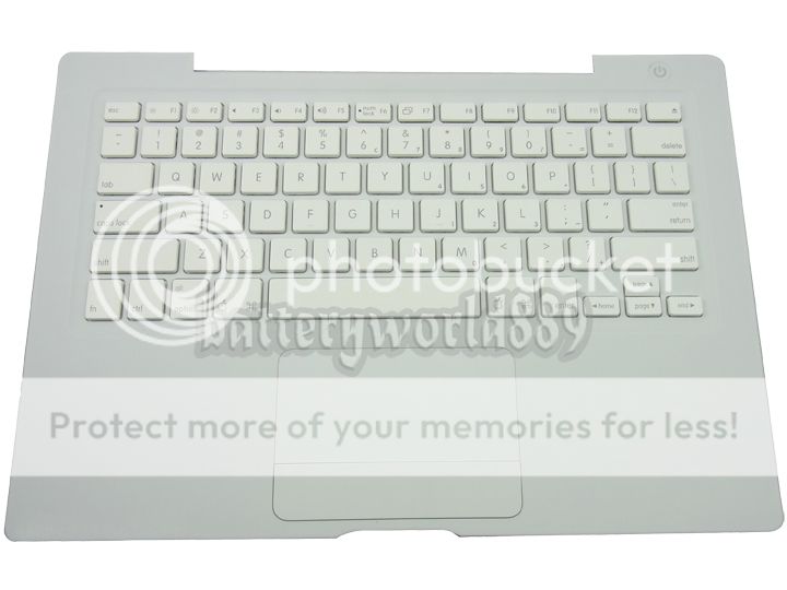 Macbook 13 A1181 Top Case TOUCHPAD Keyboard White US