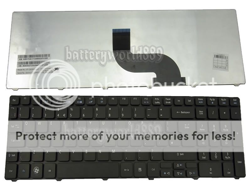 Acer Aspire 5538G 5542 5542G 5739/g 5820T 5820TG Keyboard UK/English 