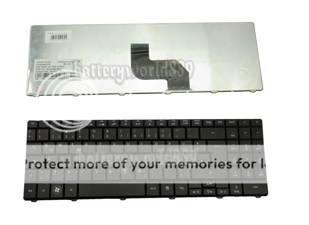 Acer Aspire 7315 7715 7715G 7715Z AS5517 5671 keyboard Germany DE 