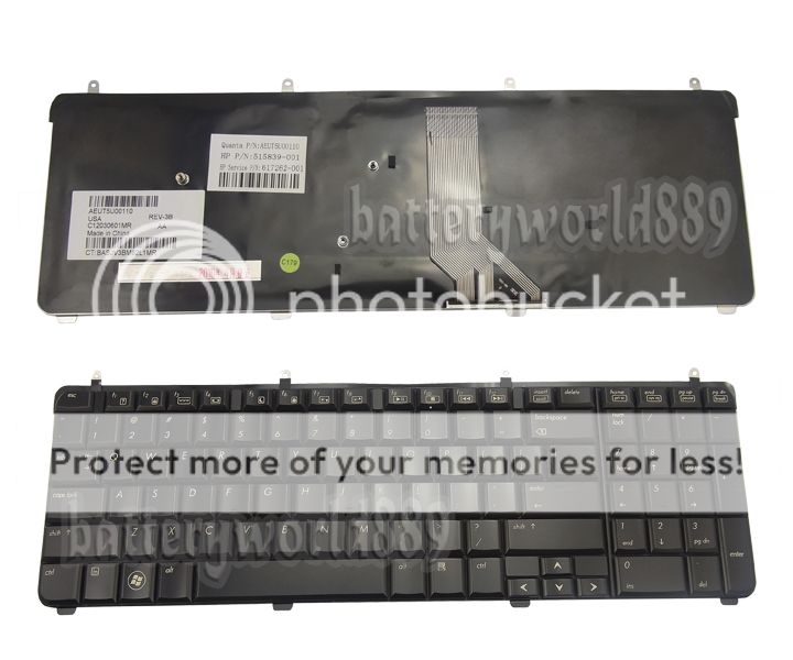 Laptop Keyboard HP Pavilion DV7 1000ea DV7Z 506121 001 US English