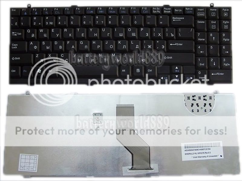 NEW Black RU Russian Keyboard клавиатура for LG R510 LG 551