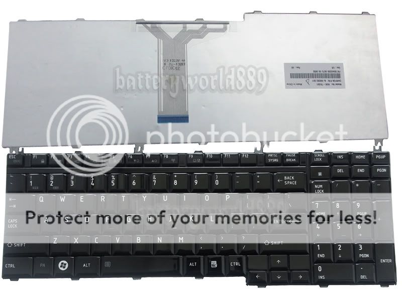 NEW Toshiba Satellite P305D P505 L350 L350D US keyboard  