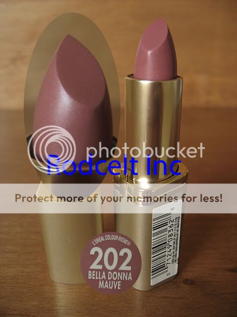 LOREAL Color Riche Lipstick #202 Bella Donna Mauve  